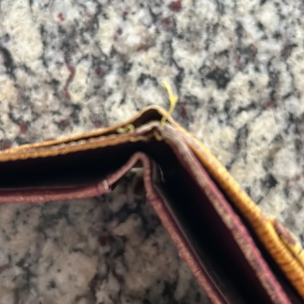 Louis Vuitton Yellow Epi Snap Wallet
